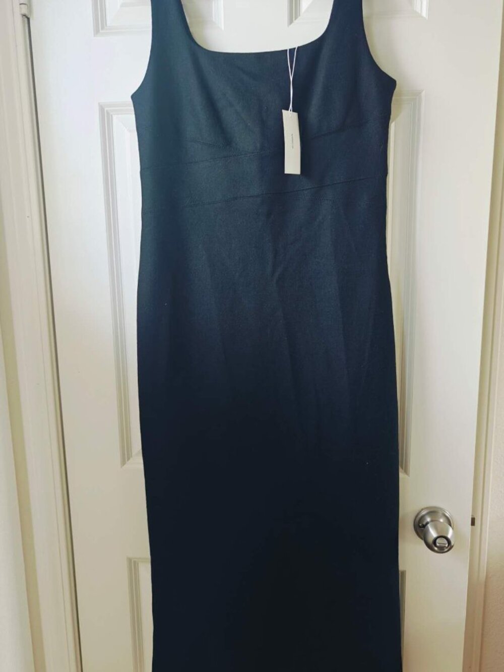 NEW Vince Italian Wool-Blend Column Dress classic midi - Picture 6 of 8